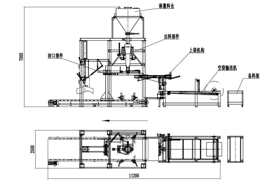 全自動噸袋包裝秤，全自動噸袋包裝機，全自動大袋包裝秤